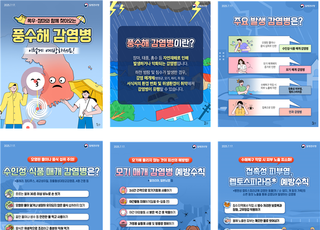 질병관리청, 집중호우에 “풍수해 감염병 주의” 수인성·모기매개 감염병 확산 우려