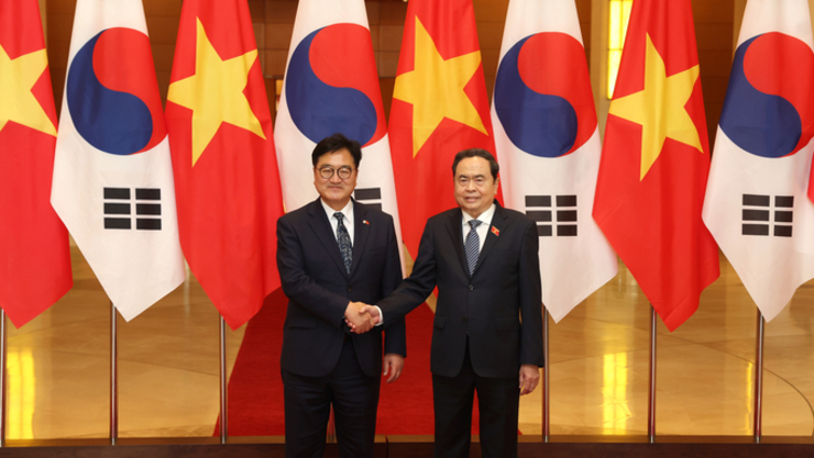 우원식 국회의장, 베트남 국회의장과 회담 “경제·방산·원전 협력 확대”