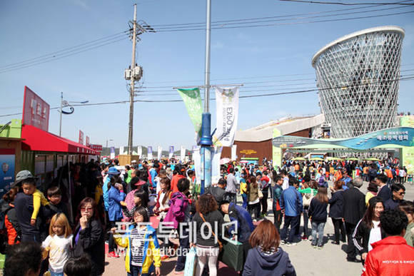 완도국제해조류박람회 인파