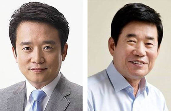 경기도지사 후보 새누리당 남경필, 새정치민주연합 김진표