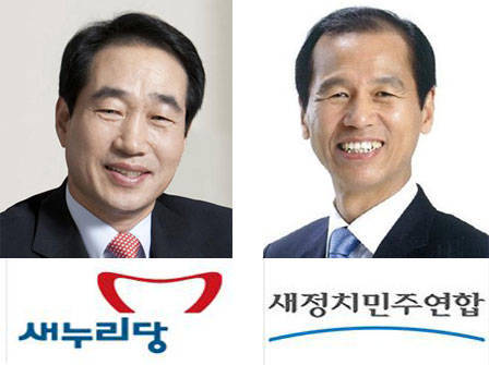 강원도지사 후보 새누리당 최흥집, 새정치민주연합 최문순