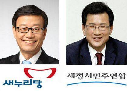 충북도지사 후보 새누리당 윤진식, 새정치민주연합 이시종