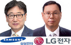 윤부근 삼성전자 가전사업부 대표, 조성진 LG전자 본부장