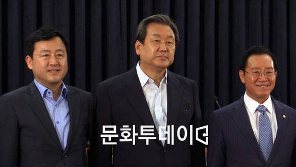 김무성 새누리당 대표최고위원, 이종배 의원, 김용남 의원