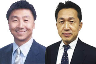 왼쪽부터 이창엽 코카콜라대표, 양동영 동아오츠카대표