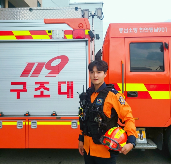 구조분야 최다 출동왕 소방사 임관용