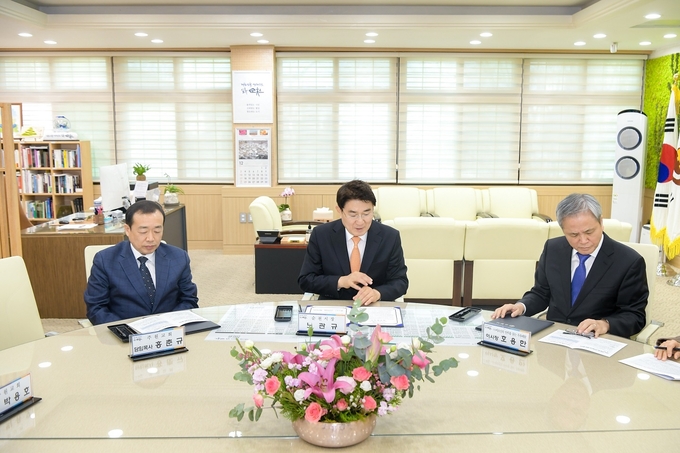 어르신 안부를 묻는 우유배달 업무협약 (순천시)