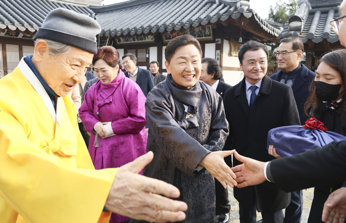 김관영 도지사 내외 설 명절 맞아 인사나눔 (전북특별자치도)