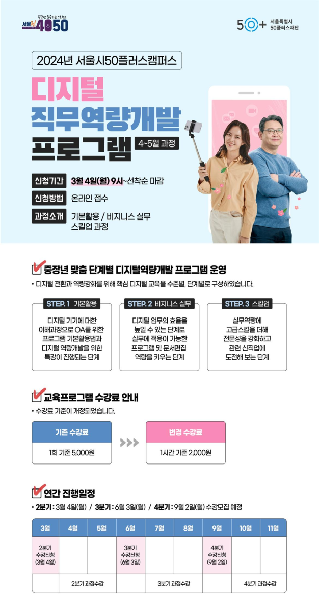 디지털 직무역량개발 프로그램 (서울시)