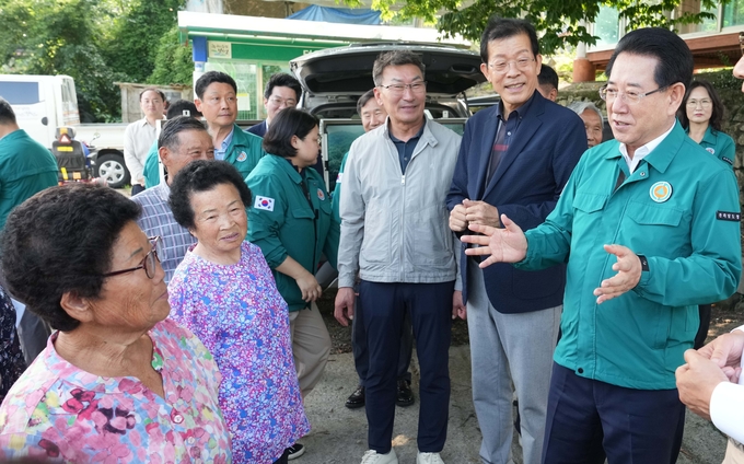 보성 산사태 취약지 점검 (전라남도)