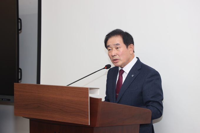 송기섭 진천군수 기자회견 (진천군)