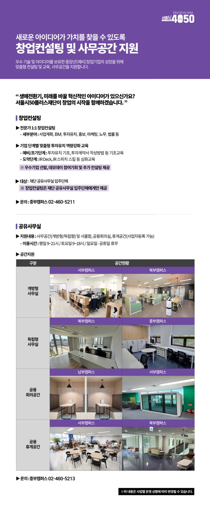 2025년 창업지원사업 안내 (서울시)