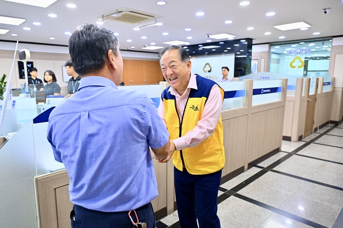 시니어 금융업무 지원사업 현장 점검 (속초시)
