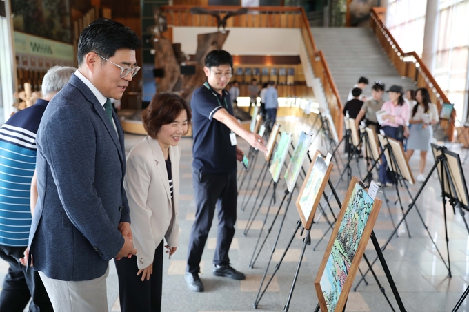 운미회와 함께하는 특별전시 (산림청 국립수목원 제공)