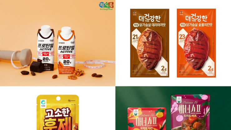식품업계, 단백질 음료부터 고단백 간식까지...‘운동 결심’ 제품 선봬