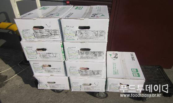 유통기한 경과 제품 보관 및 판매