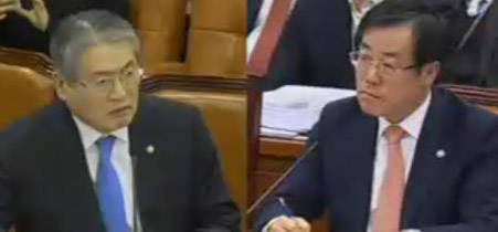 김용익의원(왼쪽), 정승 식약처장